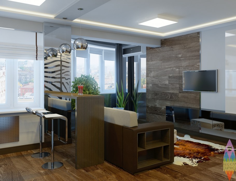 Отделка квартиры студии