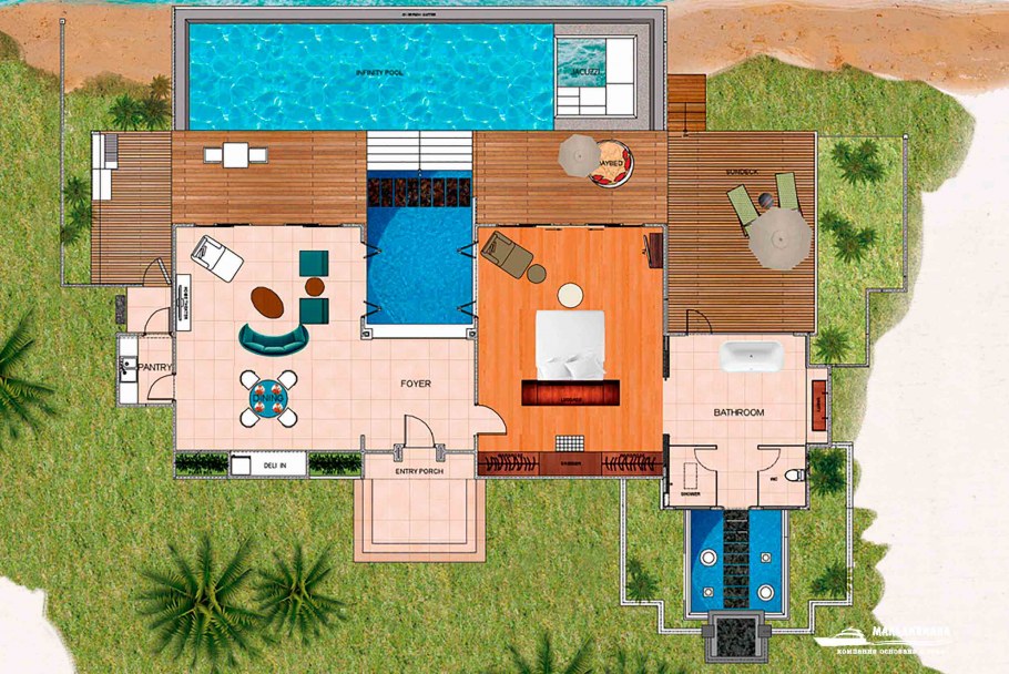 Niyama private Islands планировка