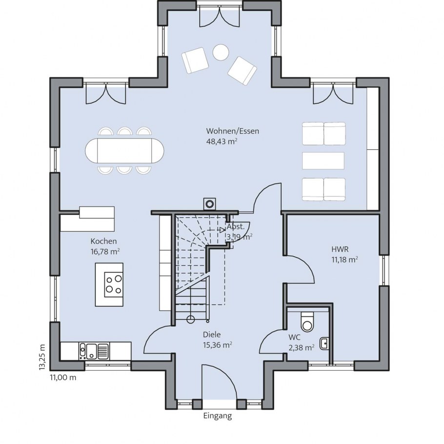 Красивые одноэтажные бунгало