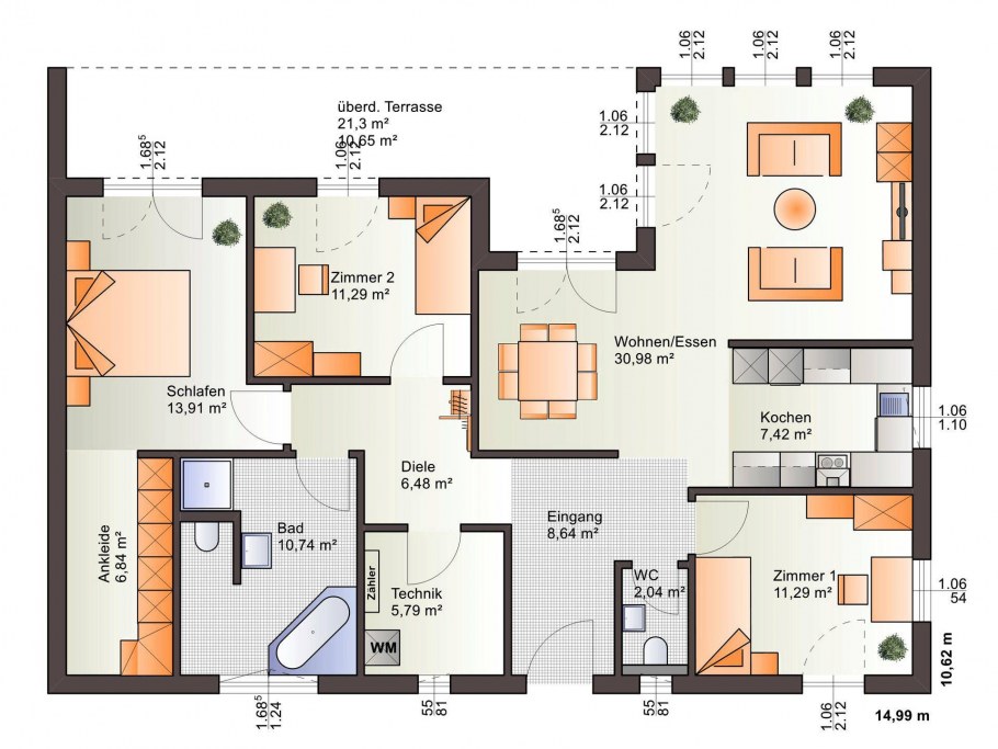 Рик Хаус проекты одноэтажных домов