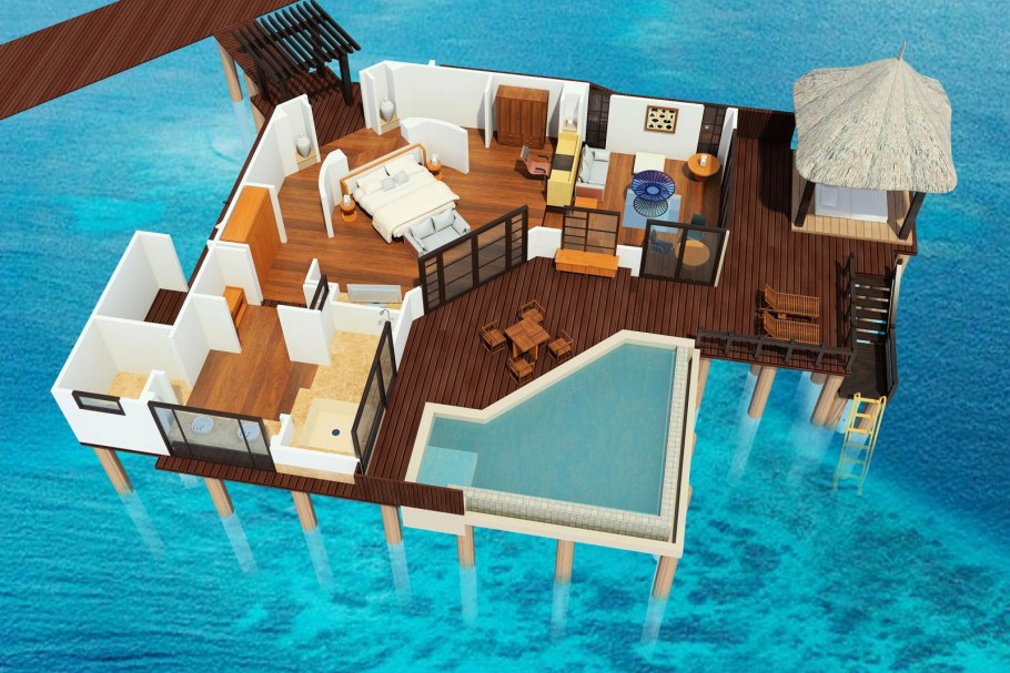 Бунгало планировка