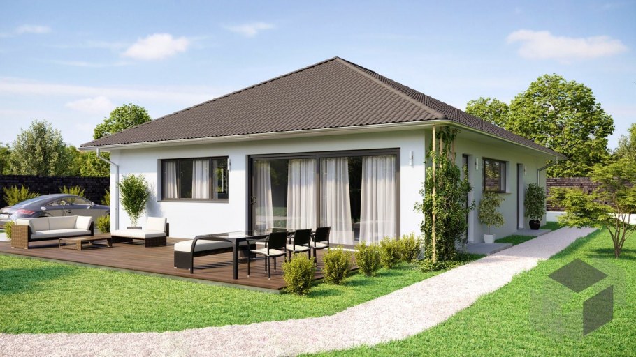 Проект бунгало одноэтажное s-143