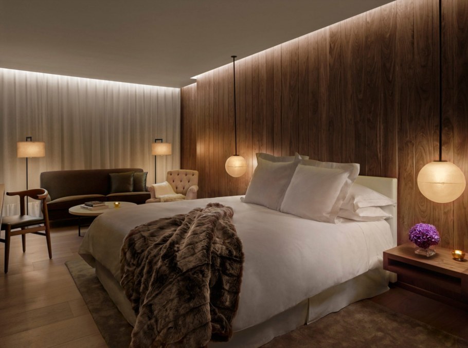 Освещение в спальне