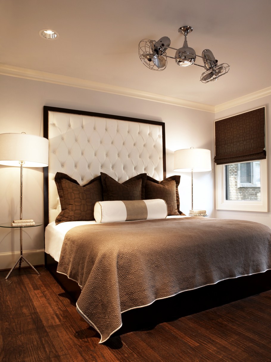 Бежевая спальня в современном стиле