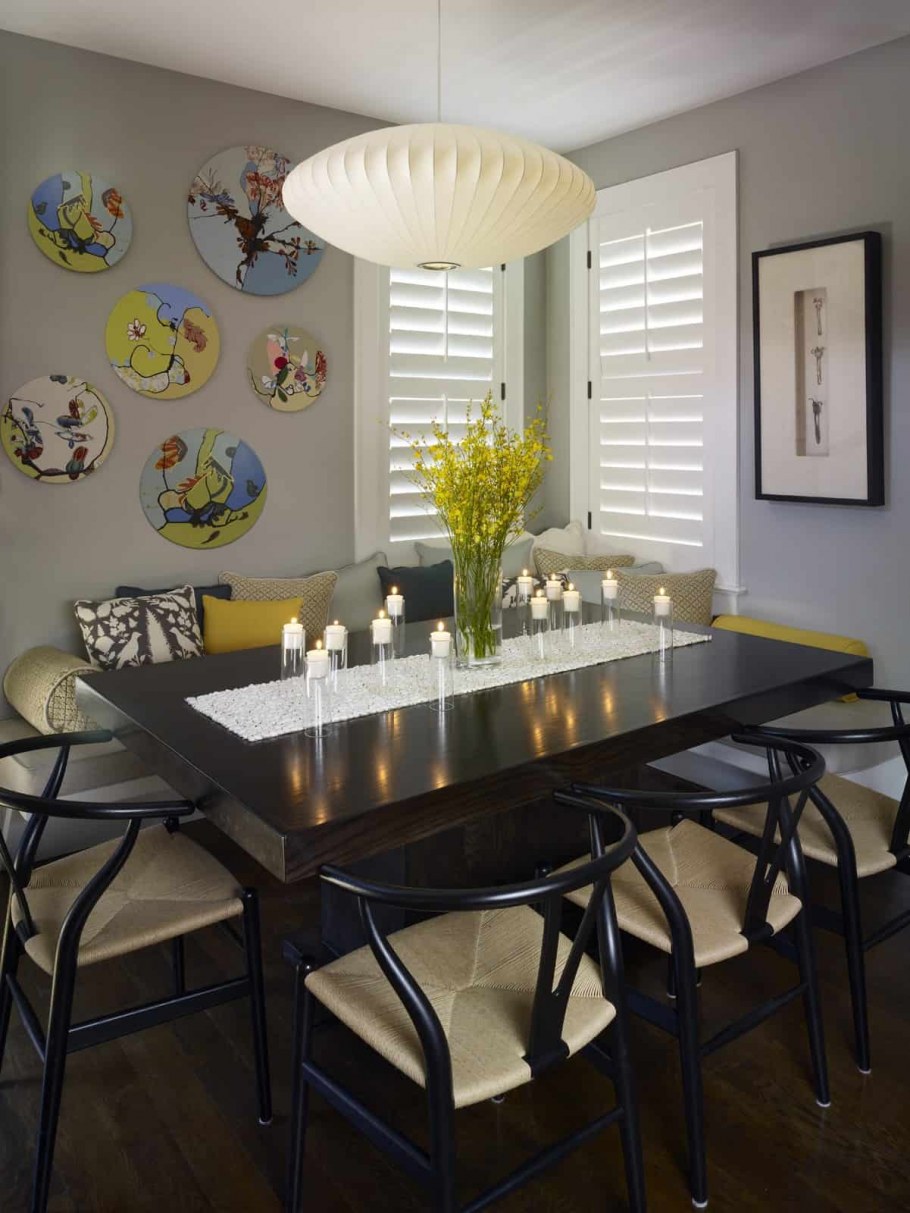 Украшения над кухонным столом