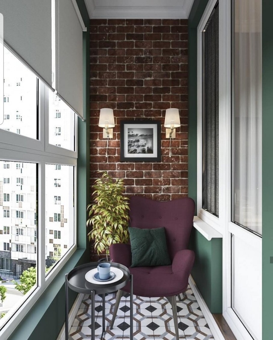 Интерьер лоджии