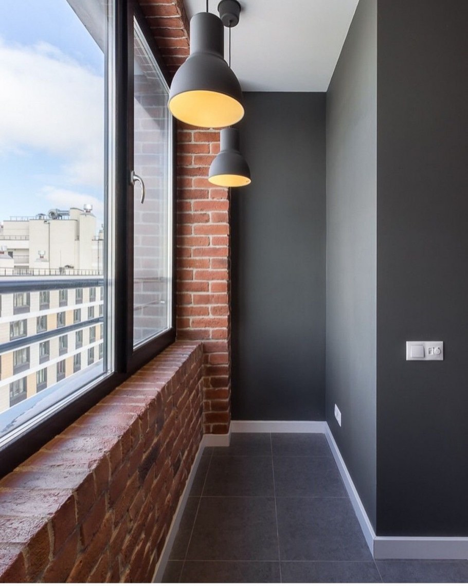 Балкон кирпичиками