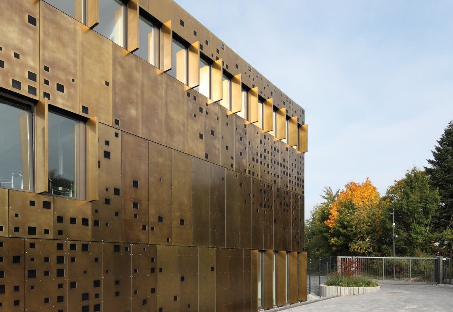 Parklex facade Copper