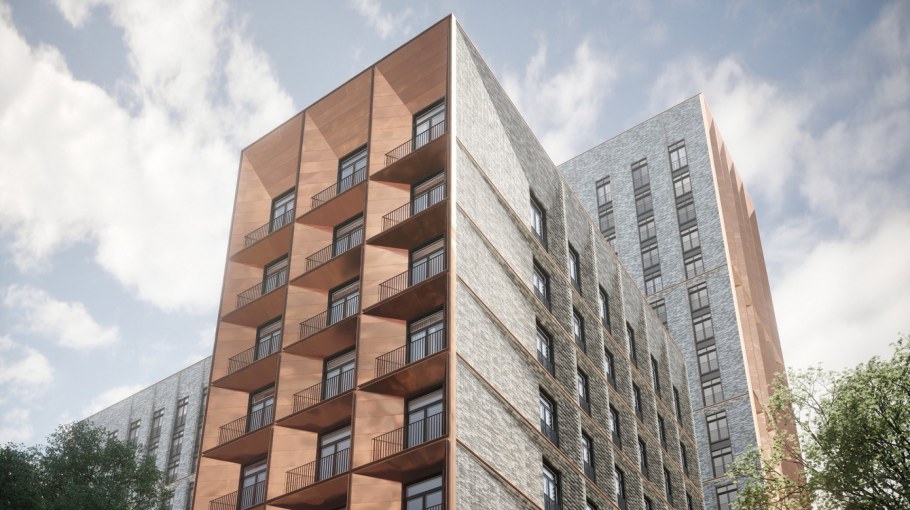 Медные фасадные панели