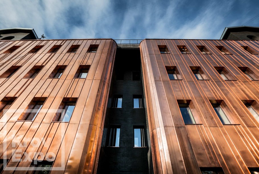 Патинированная медь в архитектуре