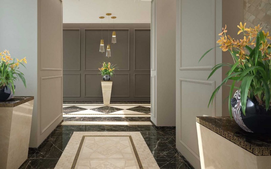 Nero Marquina Marble Interior