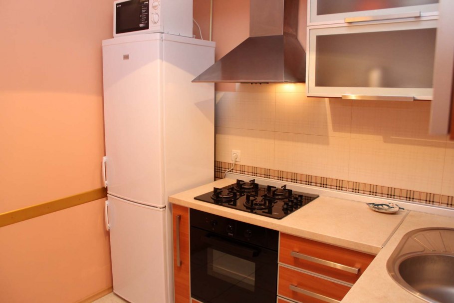 Кухни для маленькой кухни 6 метров с холодильником
