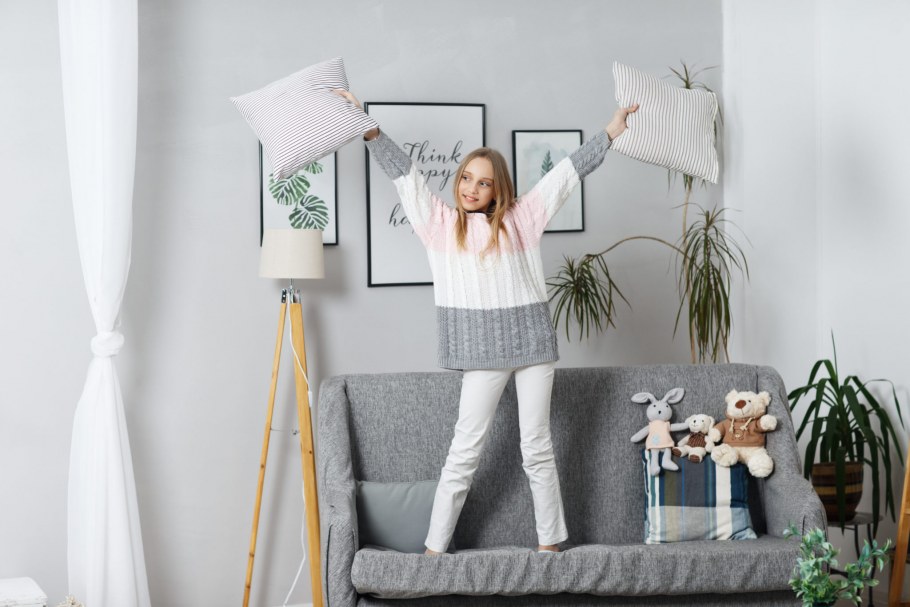 Съемка человека в интерьере