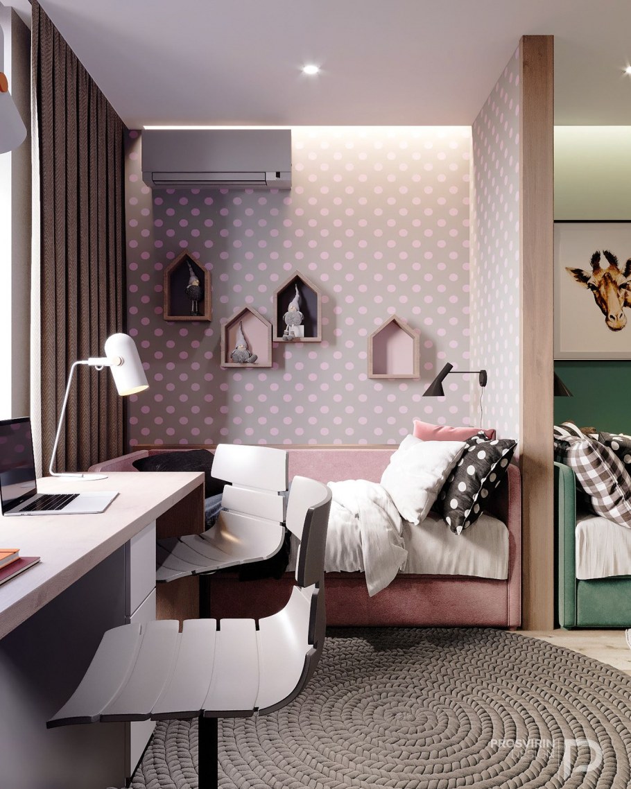 Планировка комнаты для девочки