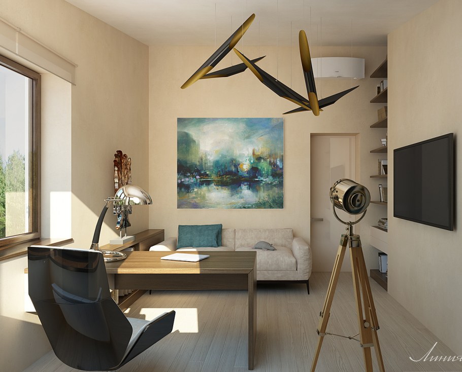 Интерьер кабинета Рэма Вяхирева