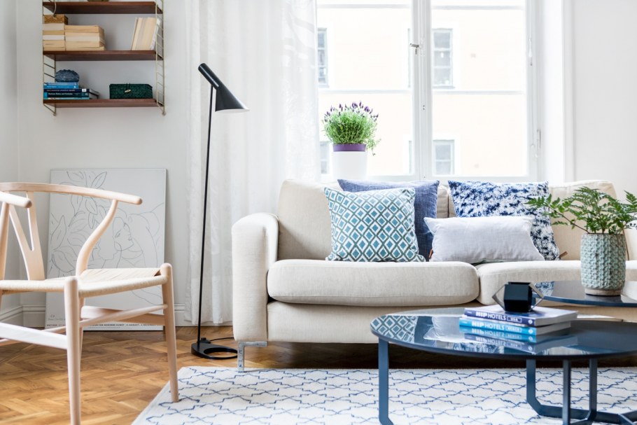 Хюгге интерьер гостиной