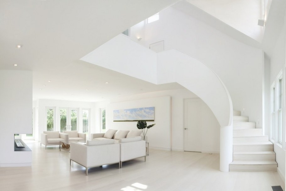 Дизайн дома белый фон