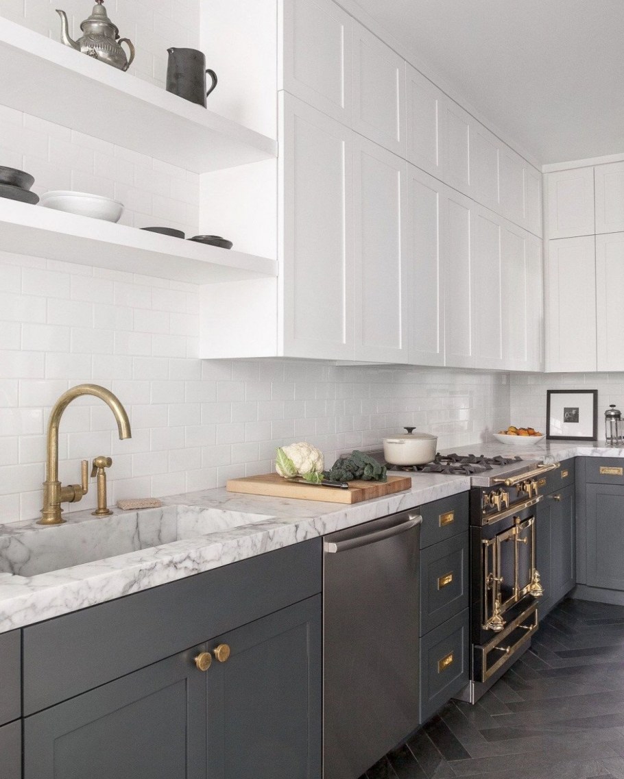 Серая кухня ikea