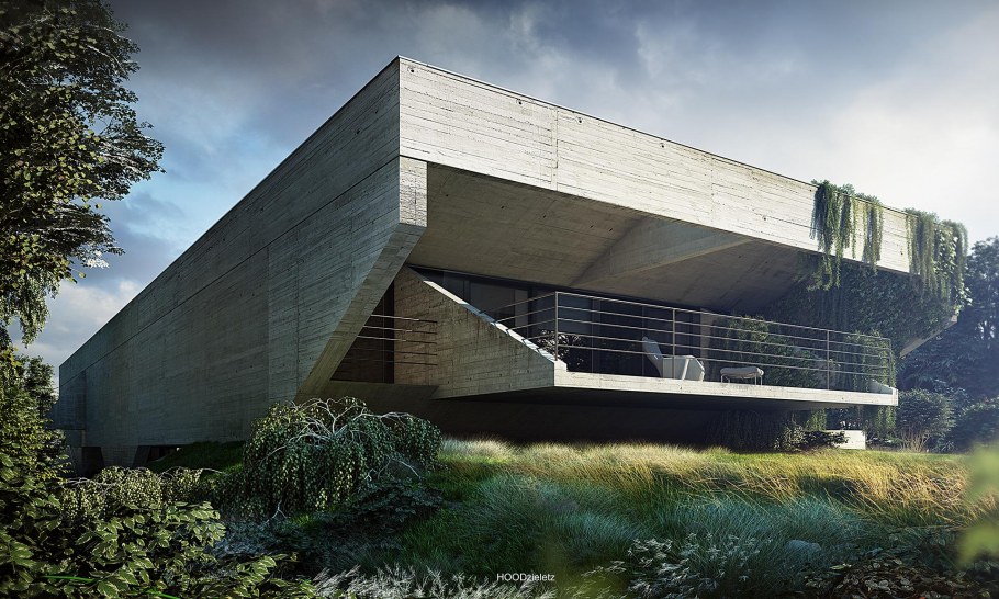 Эко брутализм архитектура