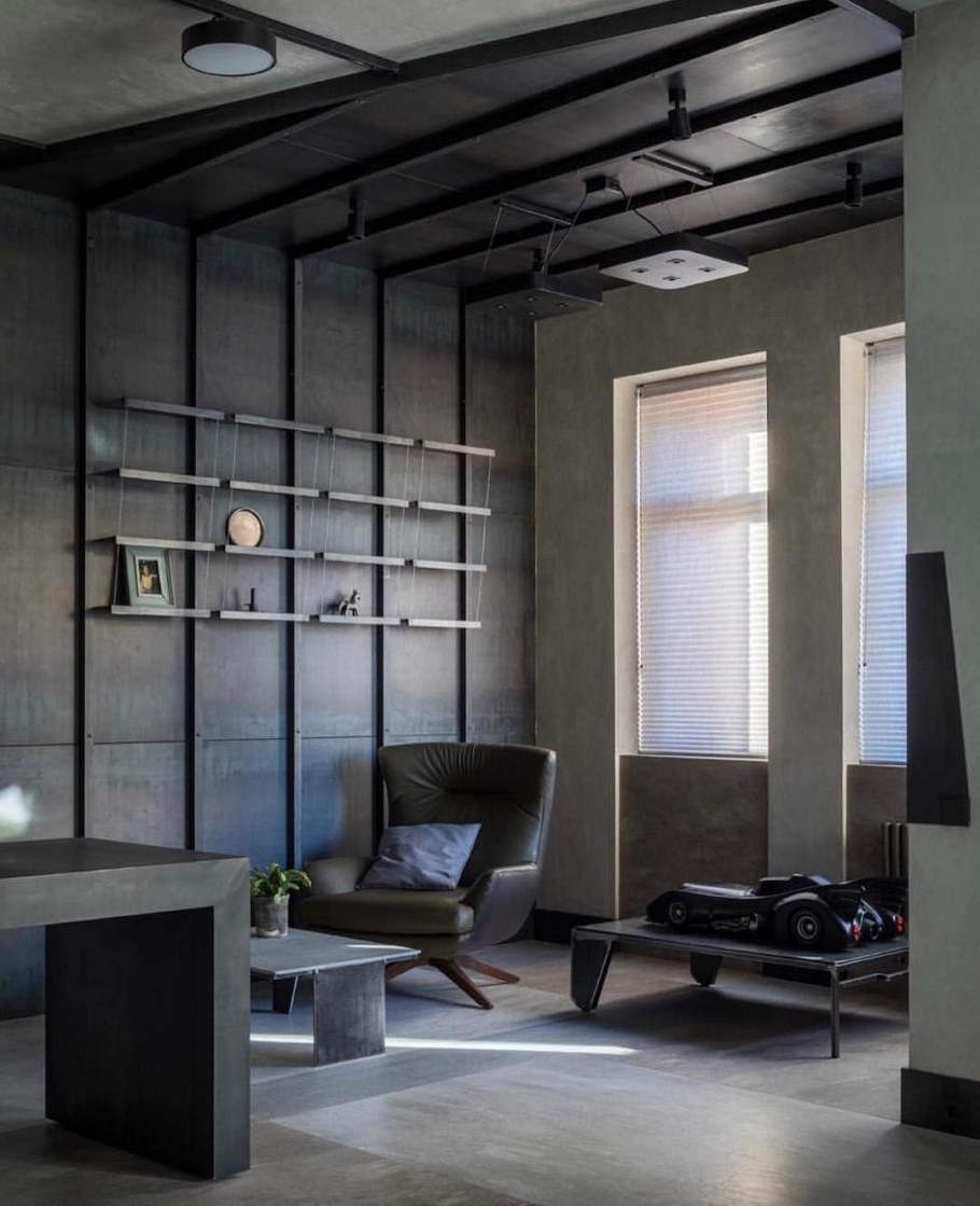 Фальшбалки в интерьере лофт