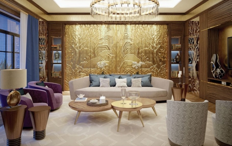 Стили в интерьере арт деко с лакшери