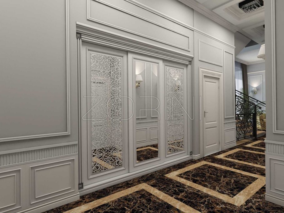 Стиль Нео Классик шкаф купе