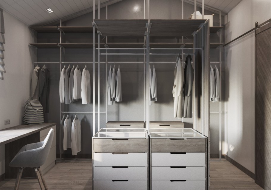 Гардеробная система Абсолют