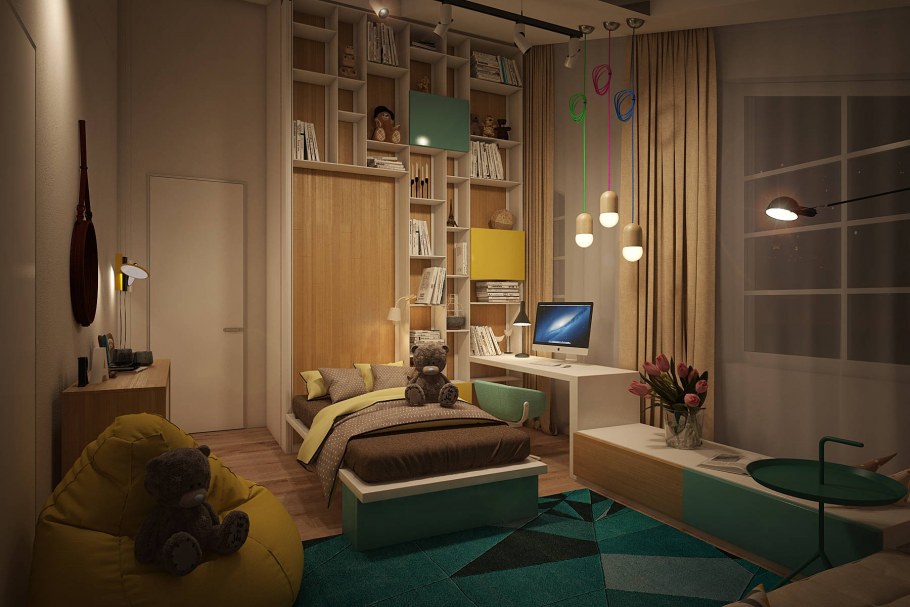 Стильная комната для девочки подростка