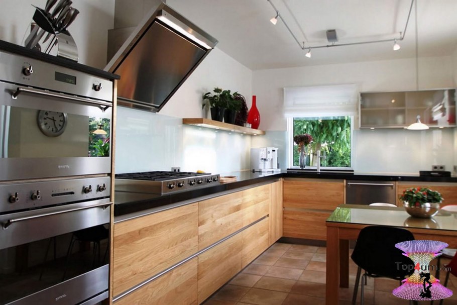 Кухня цвета бетонки в интерьере