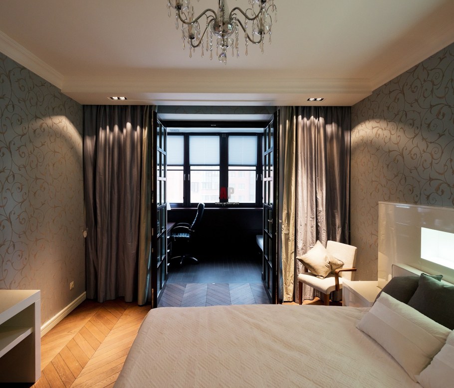 Балкон в стиле лофт