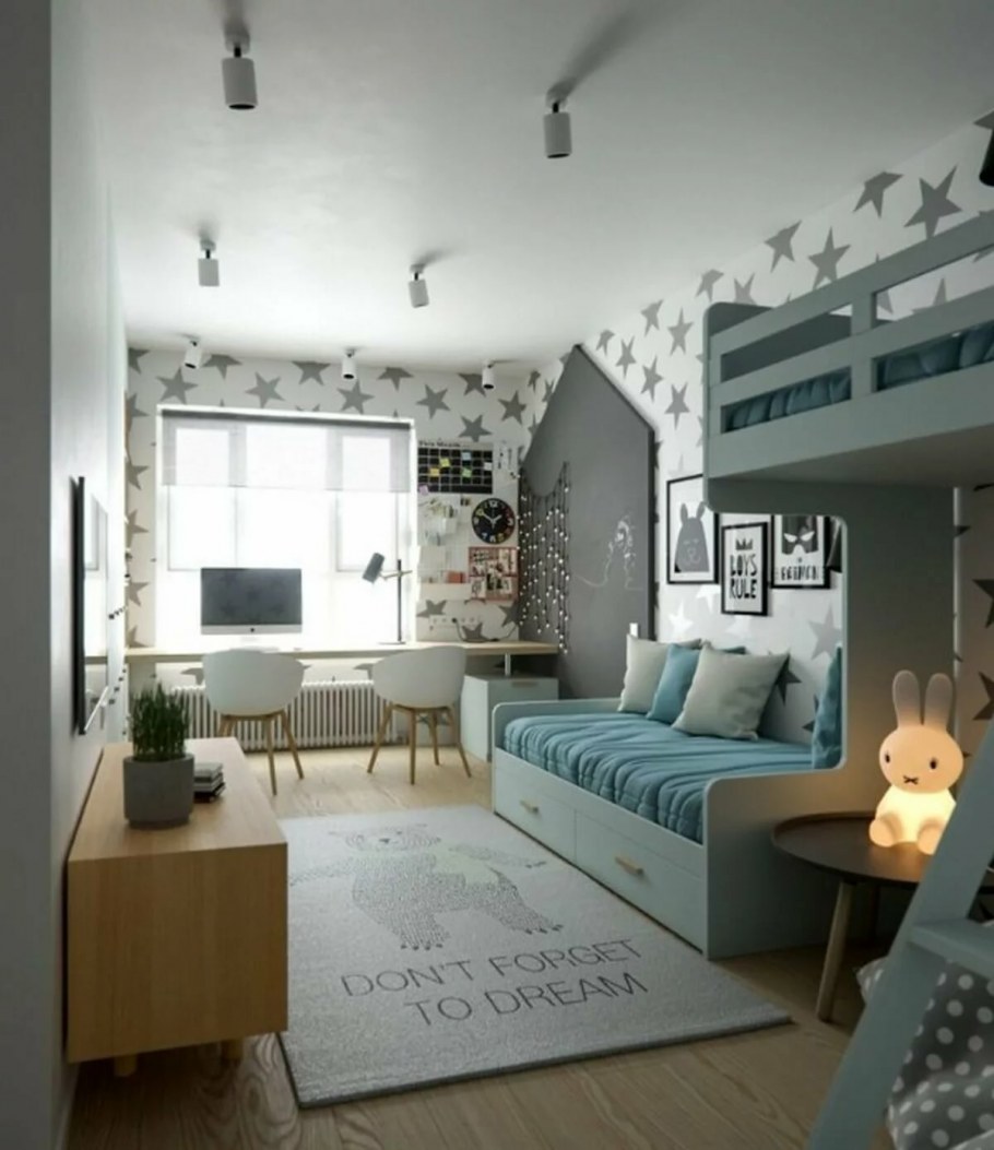 Детская в стиле Сканди для двоих