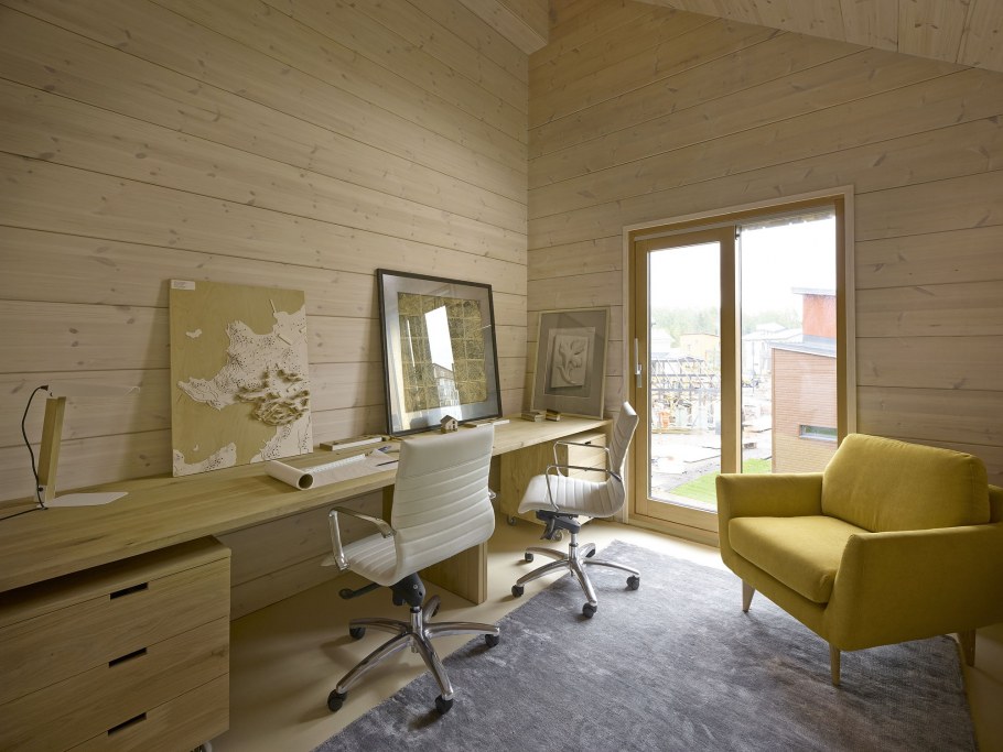 Маленькая гостиная в стиле Шале