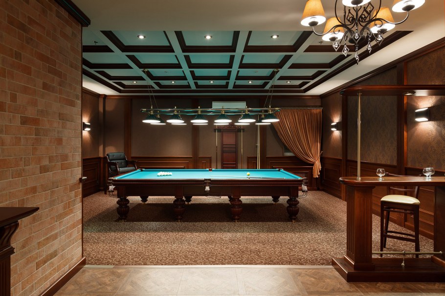 Бильярдная в стиле лофт