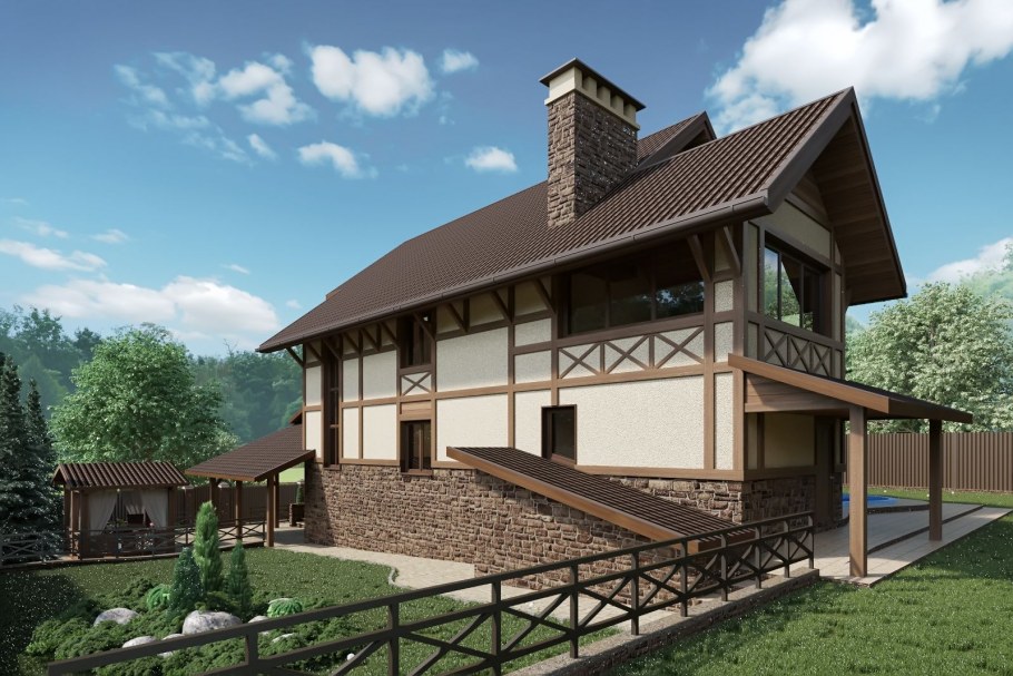 Коттедж в австрийском стиле