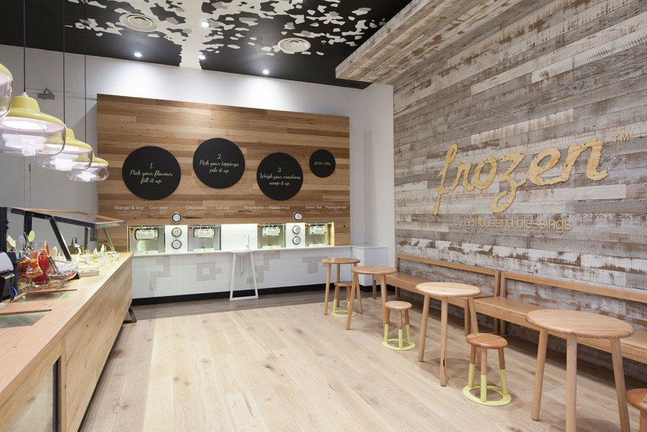 Магазин мороженого интерьер