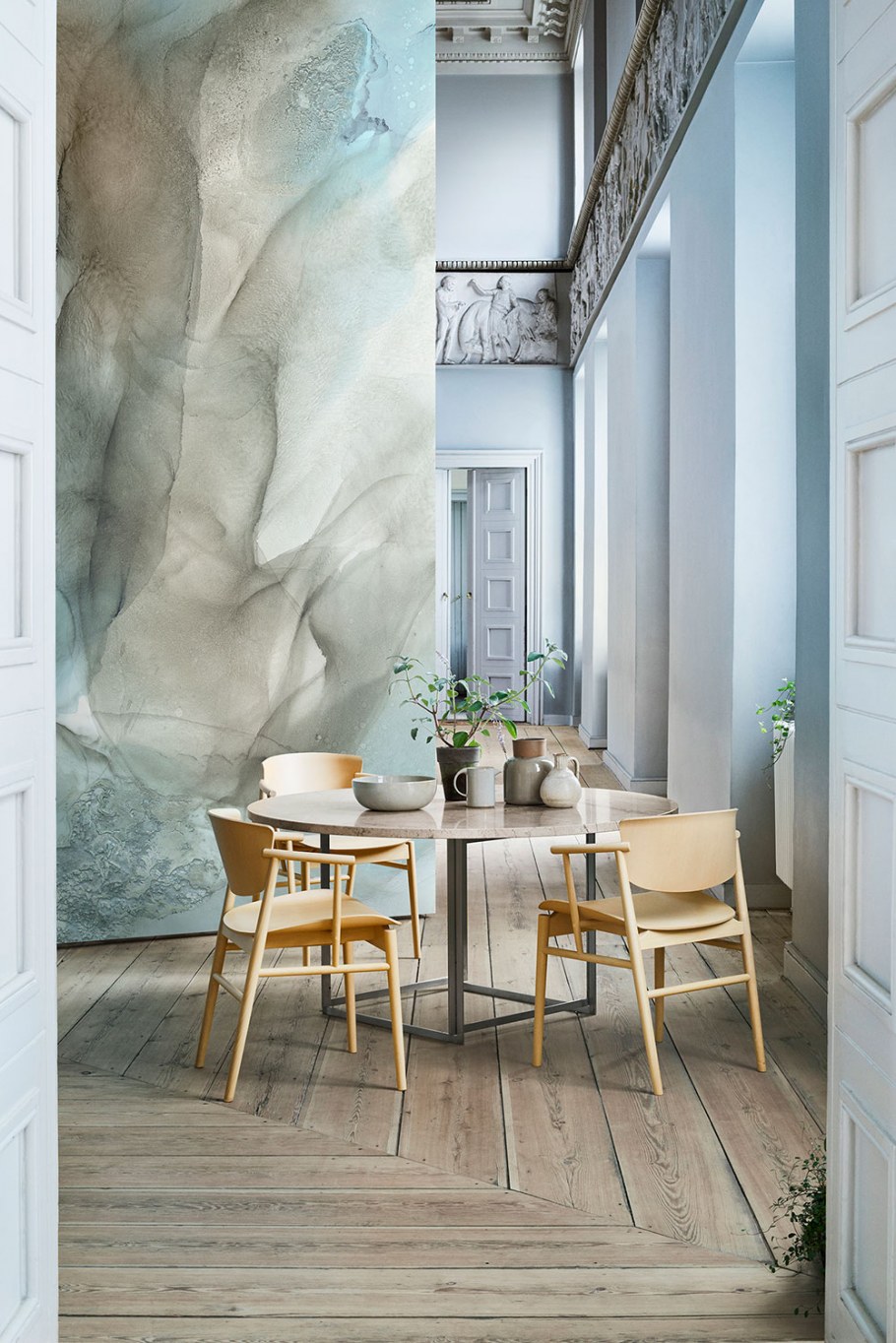 Affresco фрески в интерьере кухни