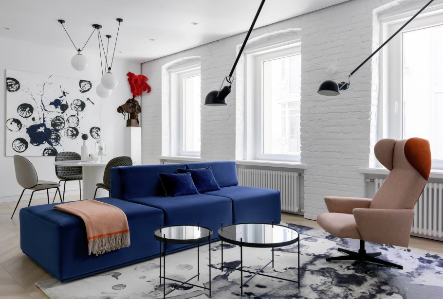 Лофт Минимализм с ярким акцентом стиль в интерьер