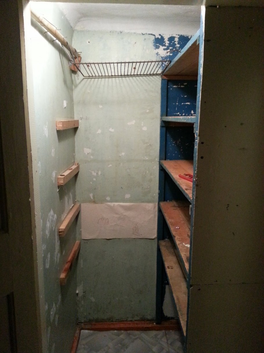 Гардеробная из кладовки