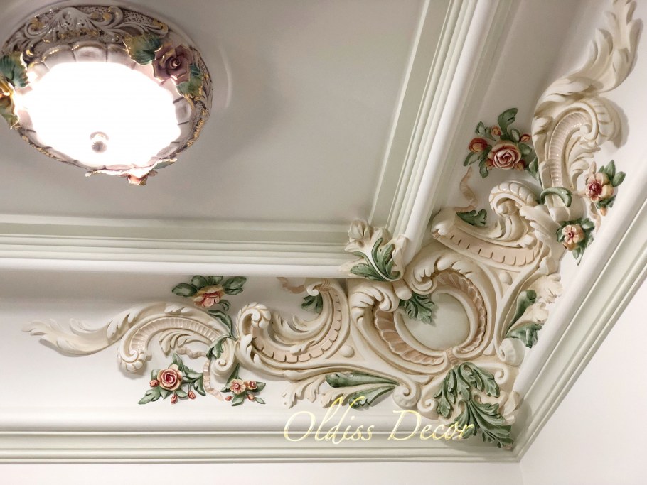 Интерьеры с лепниной в стиле Барокко