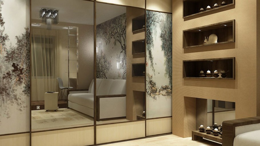 Гостинка с гардеробной