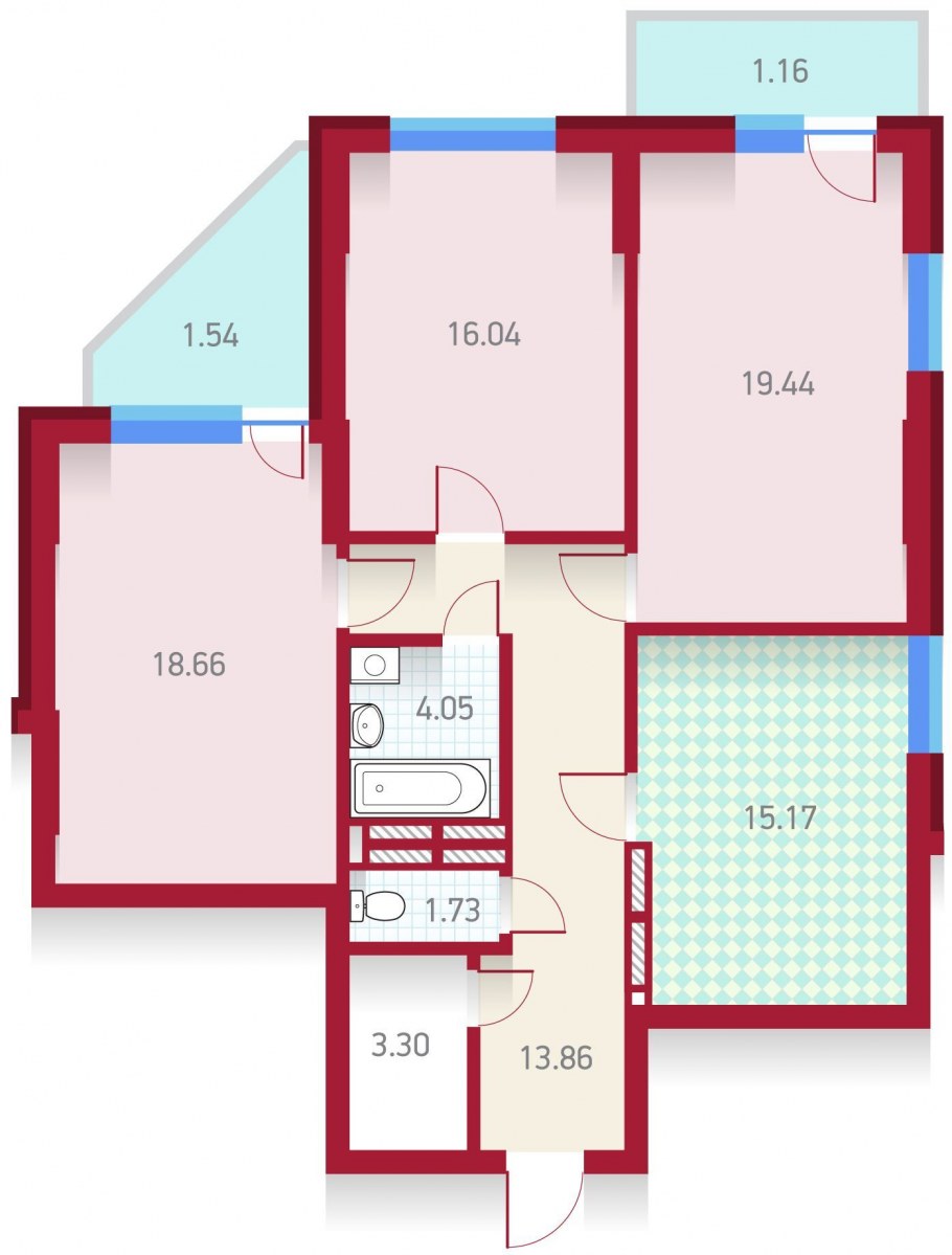 Квартира планировка рукав