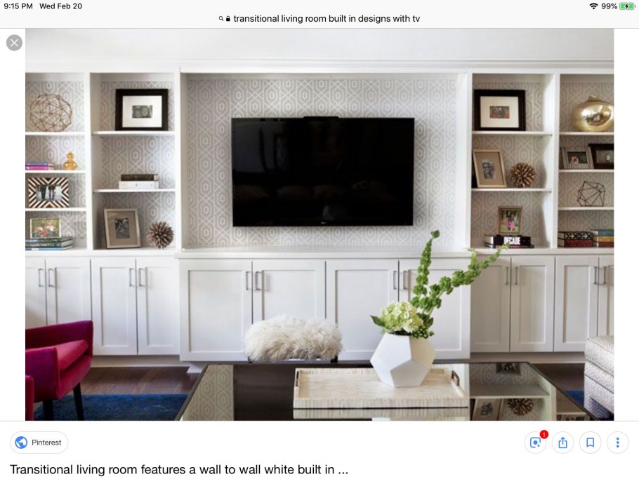 Мебель для ниши в гостиной