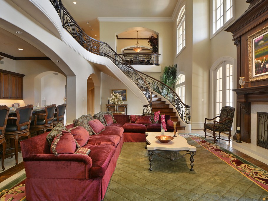 Luxury Mansion Interior гостиная