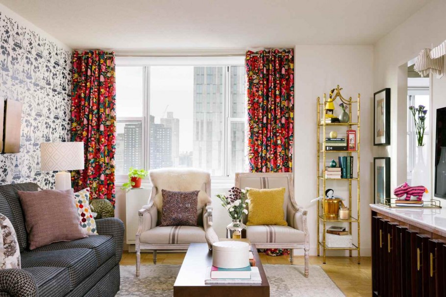 Сочетание принтов в интерьере