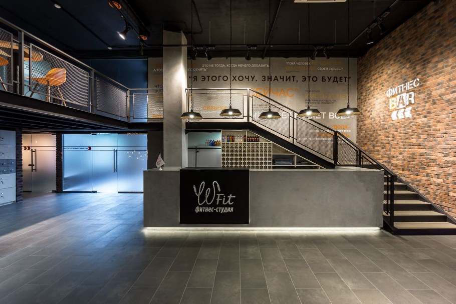 Танцевальный зал в стиле лофт