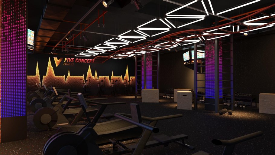 Дизайн фитнес клуба