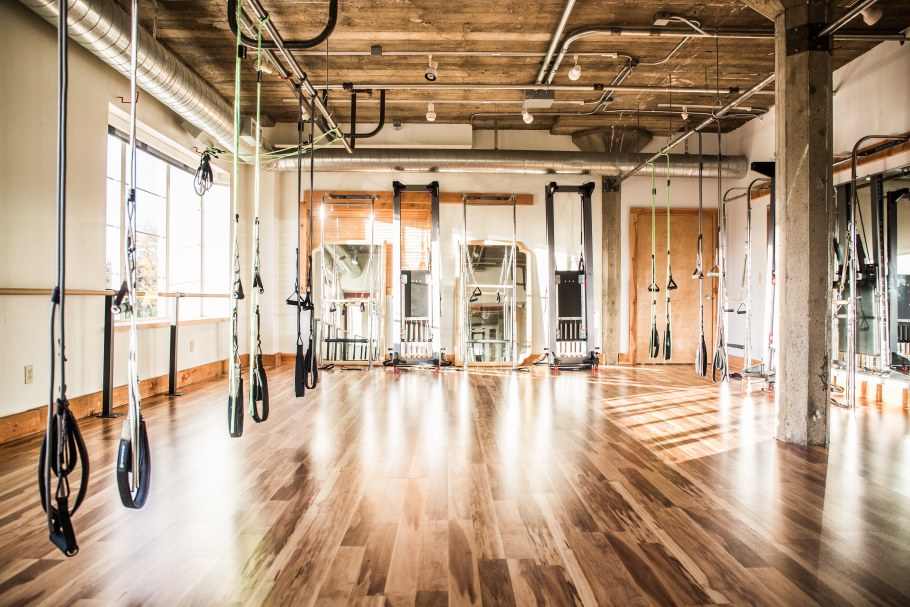 Спортзал в стиле лофт