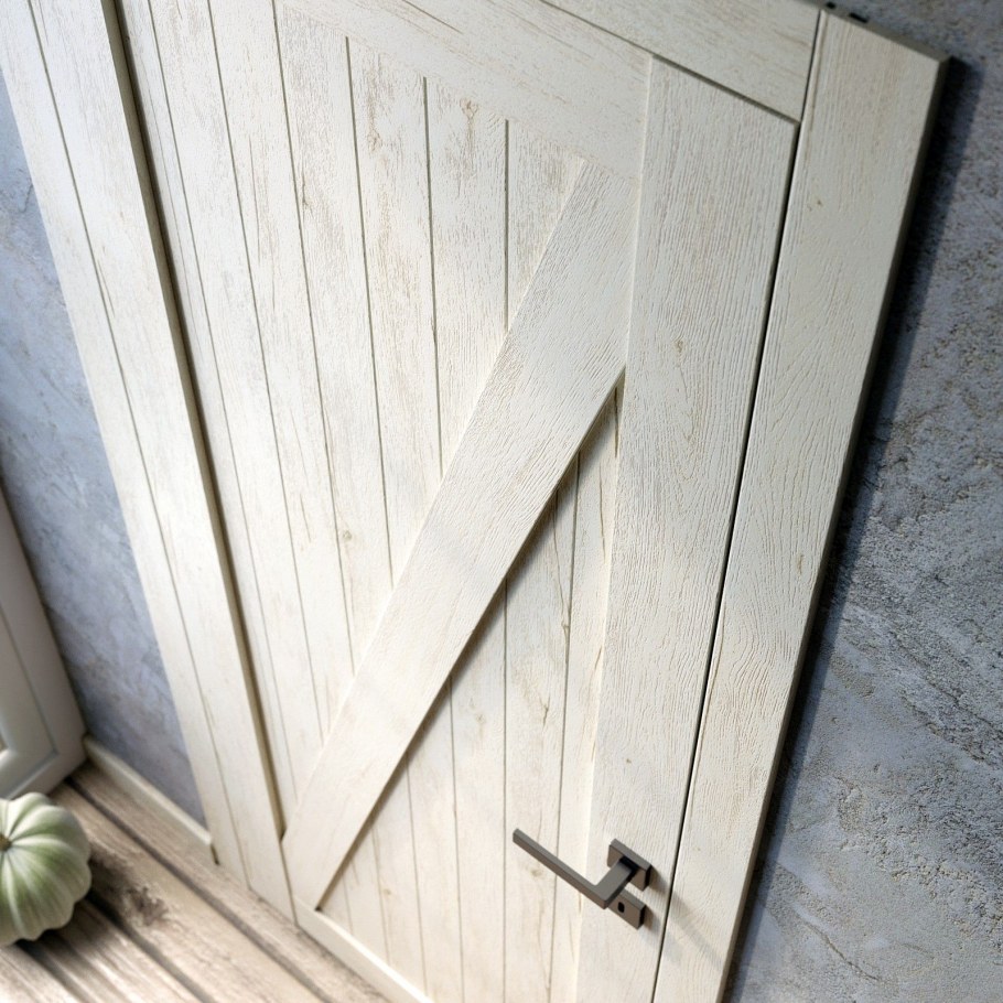 Деревянные межкомнатные двери в стиле фахверк