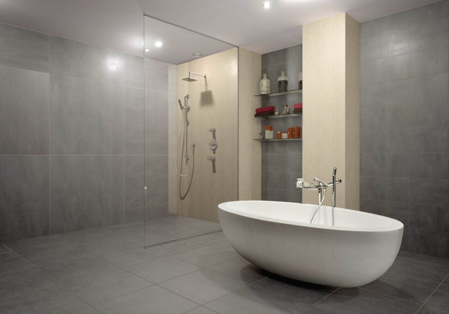 Ванная плитка бетон