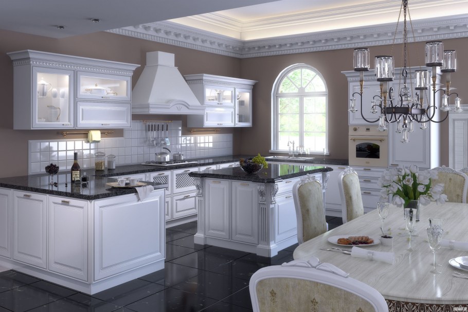 Кухонный гарнитур классика Кухенберг